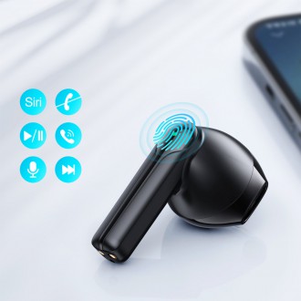 Joyroom TWS Earphones Wireless ENC Waterproof IPX4 Bluetooth 5.3 Black (JR-TL11)