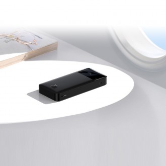 Baseus Bipow rychlonabíjecí powerbanka 20000mAh 20W bílá (Overseas Edition) + USB-A - Micro USB kabel 0,25m bílý (PPBD050302)