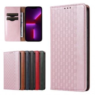 Pouzdro s magnetickým popruhem pro Samsung Galaxy S23+ Flip Wallet Mini Lanyard Stand Pink