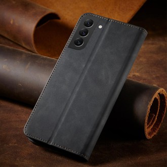 Magnet Fancy Case pro Samsung Galaxy S23 flip cover stojánek na peněženku černý