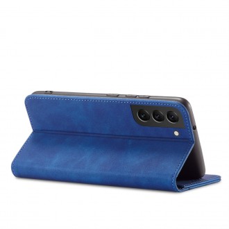 Magnet Fancy Case pro Samsung Galaxy S23 Ultra Cover with Flip Wallet Stand Blue