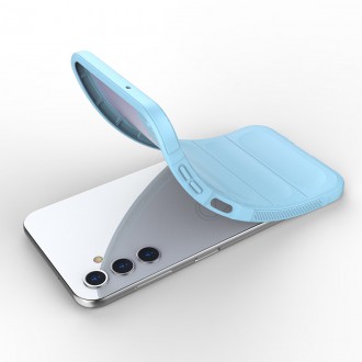 Magic Shield Case pro Samsung Galaxy S23 Ultra flexibilní pancéřový kryt světle modrý