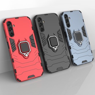 Pouzdro Ring Armor pro Samsung Galaxy A14 pancéřový kryt magnetický držák kroužkový černý