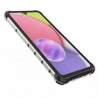 Voštinové pouzdro pro Samsung Galaxy A14 obrněný hybridní kryt průhledný