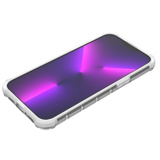 Ombre Protect Case pro iPhone 13 Pro pancéřový kryt růžový a modrý