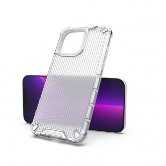 Ombre Protect Case pro iPhone 13 Pro pancéřový kryt růžový a modrý