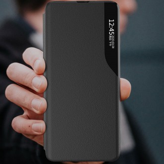 Pouzdro Eco Leather View Case pro Samsung Galaxy S23 Ultra s odklápěcím stojánkem červené