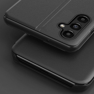 Kryt Eco Leather View Case pro Samsung Galaxy S23 Ultra s vyklápěcím stojánkem modrý