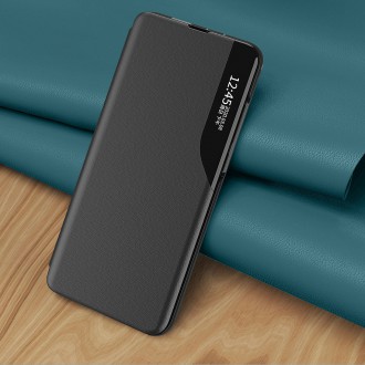 Pouzdro Eco Leather View Case pro Samsung Galaxy S23 Ultra s vyklápěcím stojánkem černé