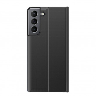 Nové pouzdro Sleep Case pro kryt Samsung Galaxy S23 Ultra s odklápěcím stojánkem černé