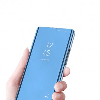 Kryt Clear View Case pro Samsung Galaxy S23+ flipový kryt modrý