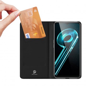 Pouzdro Dux Ducis Skin Pro pro Realme 10 5G / Realme 9i 5G Cover Flip Card Wallet Stand Black