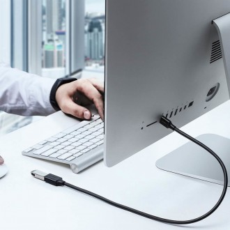 Ugreen USB-A (samec) – prodlužovací kabel adaptéru USB-A (samice) USB 3.0 5 Gb/s 0,5 m černý (US129)