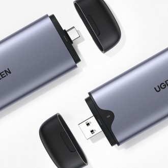 Ugreen Pocket Drive M.2 M-Key (USB-C / USB-A 10 Gb/s) šedá (CM353)