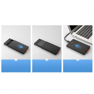 Ugreen SSD / HDD kryt 2,5´´ USB 3.0 SATA černý (CM237)