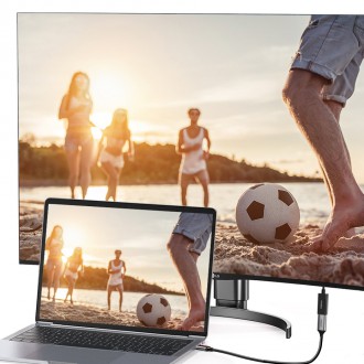 Ugreen adaptérový kabel DisplayPort (samec) – HDMI (samice) 4K x 2K černý (MM137)