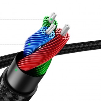 Ugreen audio kabel AUX přímý minijack 3,5 mm 2 m modrý (AV112)