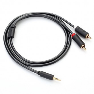 Ugreen kabel audio kabel 3,5 mm mini jack (samec) - 2RCA (samec) 1,5 m (AV102)