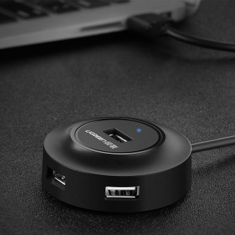 Ugreen HUB 4v1 USB-A - 4xUSB-A 2.0 480Mb/s 1m černý (CR106)