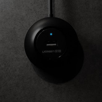 Ugreen HUB 4v1 USB-A - 4xUSB-A 2.0 480Mb/s 1m černý (CR106)