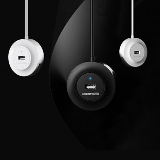 Ugreen HUB 4v1 USB-A - 4xUSB-A 2.0 480Mb/s 1m černý (CR106)