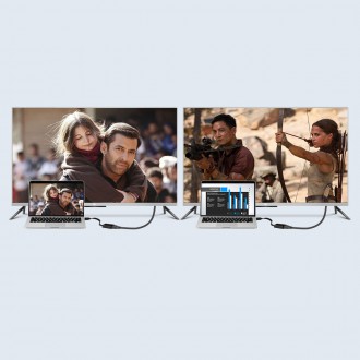 Ugreen kabel adaptéru HDMI (samec) - VGA (samice) černý (MM102)