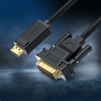 Ugreen kabel DisplayPort - kabel DVI 2m černý (DP103)