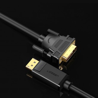 Ugreen kabel DisplayPort - kabel DVI 2m černý (DP103)