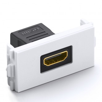 Ugreen panel s HDMI konektorem rovný bílý (MM113)