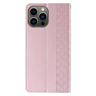Magnet Strap Case Case For Samsung Galaxy A34 5G Flip Wallet Mini Lanyard Stand Pink
