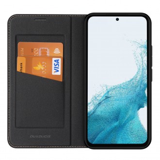 Pouzdro Dux Ducis Skin X2 pro Samsung Galaxy A54 5G flip cover stojánek na peněženku černý