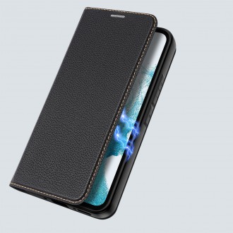 Pouzdro Dux Ducis Skin X2 pro Samsung Galaxy A54 5G flip cover stojánek na peněženku černý