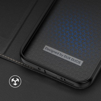 Pouzdro Dux Ducis Skin X2 pro Samsung Galaxy A54 5G flip cover stojánek na peněženku černý