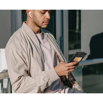 Pouzdro Dux Ducis Skin X2 pro Samsung Galaxy A54 5G flip cover stojánek na peněženku černý