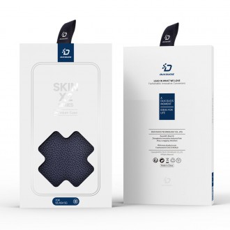 Pouzdro Dux Ducis Skin X2 pro Samsung Galaxy A54 5G flip cover stojánek na peněženku modrý