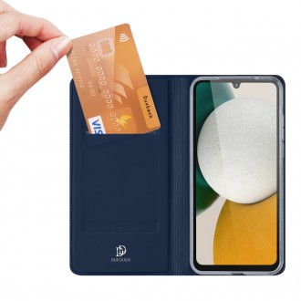 Pouzdro Dux Ducis Skin Pro pro Samsung Galaxy A34 5G flip cover card stojánek na peněženku modrý