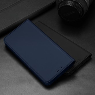 Pouzdro Dux Ducis Skin Pro pro Samsung Galaxy A34 5G flip cover card stojánek na peněženku modrý