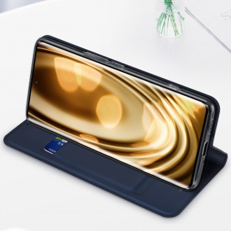 Pouzdro Dux Ducis Skin Pro pro Samsung Galaxy A54 5G flip cover card stojánek na peněženku modrý