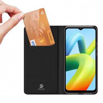 Dux Ducis Skin Pro Case pro Xiaomi Redmi A1+ Flip Card Wallet Stand Black