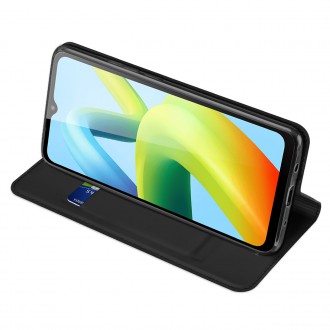 Dux Ducis Skin Pro Case pro Xiaomi Redmi A1+ Flip Card Wallet Stand Black
