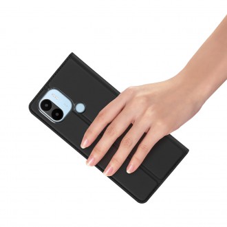 Dux Ducis Skin Pro Case pro Xiaomi Redmi A1+ Flip Card Wallet Stand Black