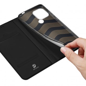 Dux Ducis Skin Pro Case pro Xiaomi Redmi A1+ Flip Card Wallet Stand Black