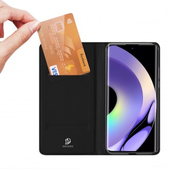 Dux Ducis Skin Pro Case pro Realme 10 Pro Flip Card Wallet Stand Black
