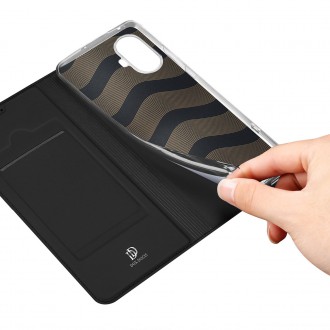 Dux Ducis Skin Pro Case pro Realme 10 Pro Flip Card Wallet Stand Black