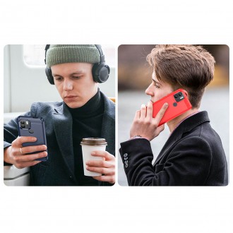 Pouzdro Carbon Case pro Xiaomi Redmi A1+ flexibilní silikonový karbonový kryt černý