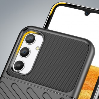 Pouzdro Thunder Case pro Samsung Galaxy A34 5G silikonové pancéřové pouzdro černé