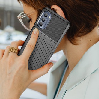 Silikonové pouzdro Thunder Case pro Motorola Moto G62 5G černé