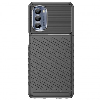 Silikonové pouzdro Thunder Case pro Motorola Moto G62 5G černé