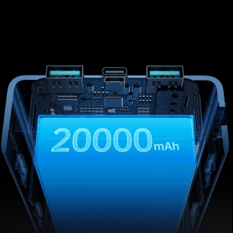 Powerbanka Joyroom 20000mAh Dazzling Series 22,5W černá (QP195)