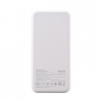 Powerbanka Joyroom 20000mAh Dazzling Series 22,5W bílá (QP195)